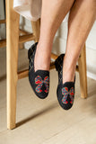 Needlepoint Loafer in Tartan Bow