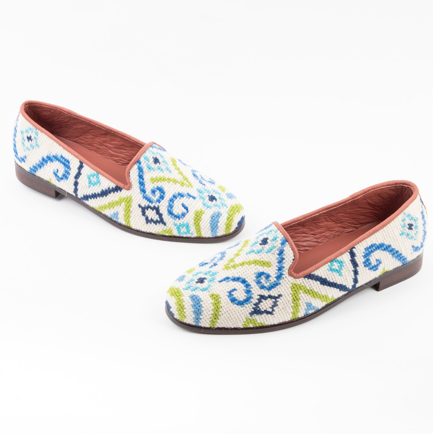 Needlepoint Loafer in Ikat