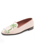 Needlepoint Loafer in Flamingo & Palm Tree