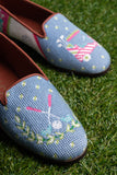 Needlepoint Loafer in Golf