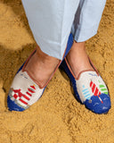 Needlepoint Loafer in Lighthouse & Buoy