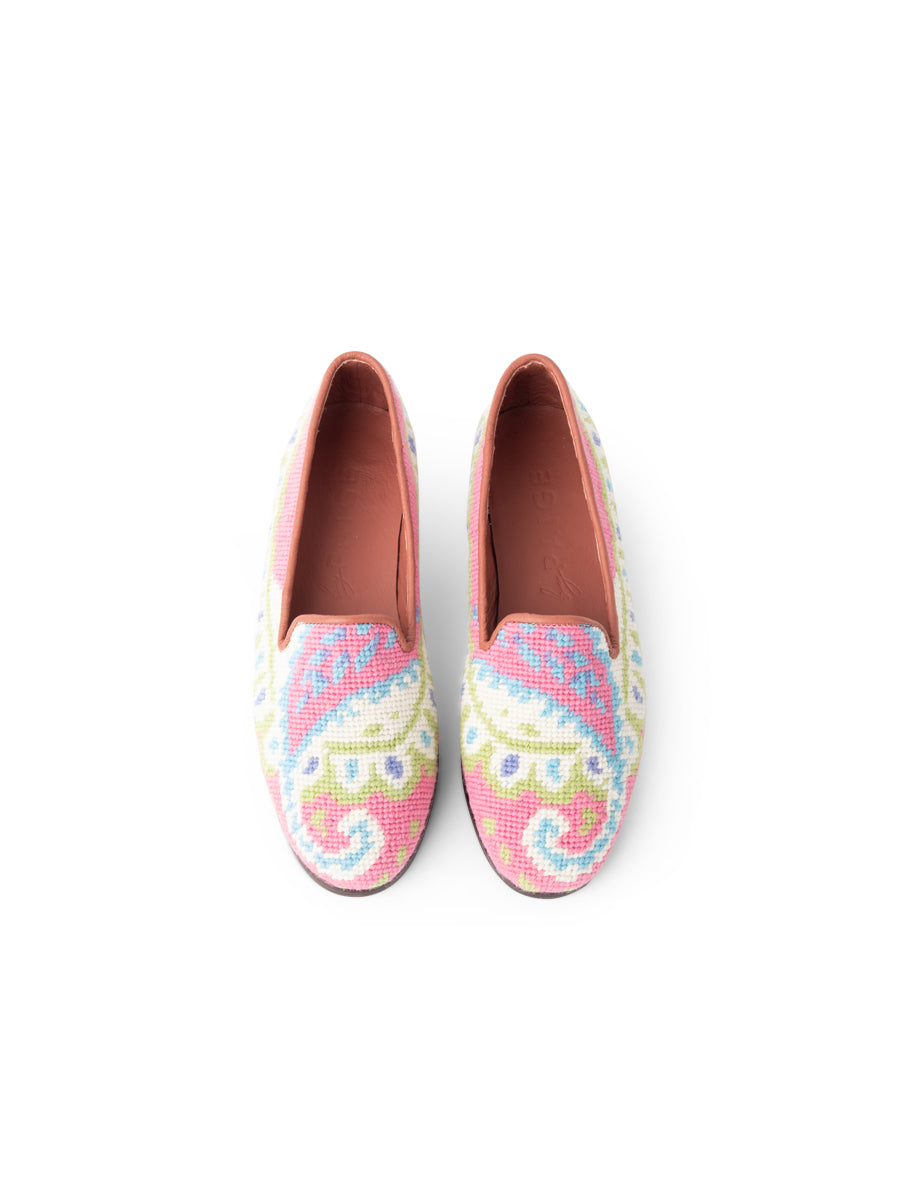 Needlepoint Loafer in Preppy Paisley