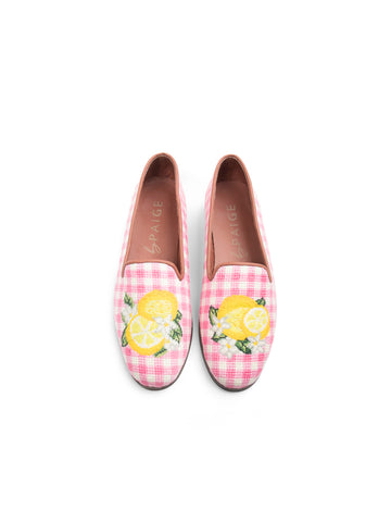 Needlepoint Loafer in Lemon