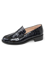 Black Patent Croc Color