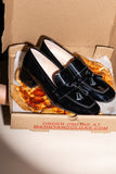 Beckham Block Heel Tassel Loafer