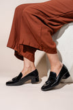 Beckham Block Heel Tassel Loafer