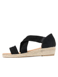 Eliza Criss-Cross Elastic Espadrille Sandal