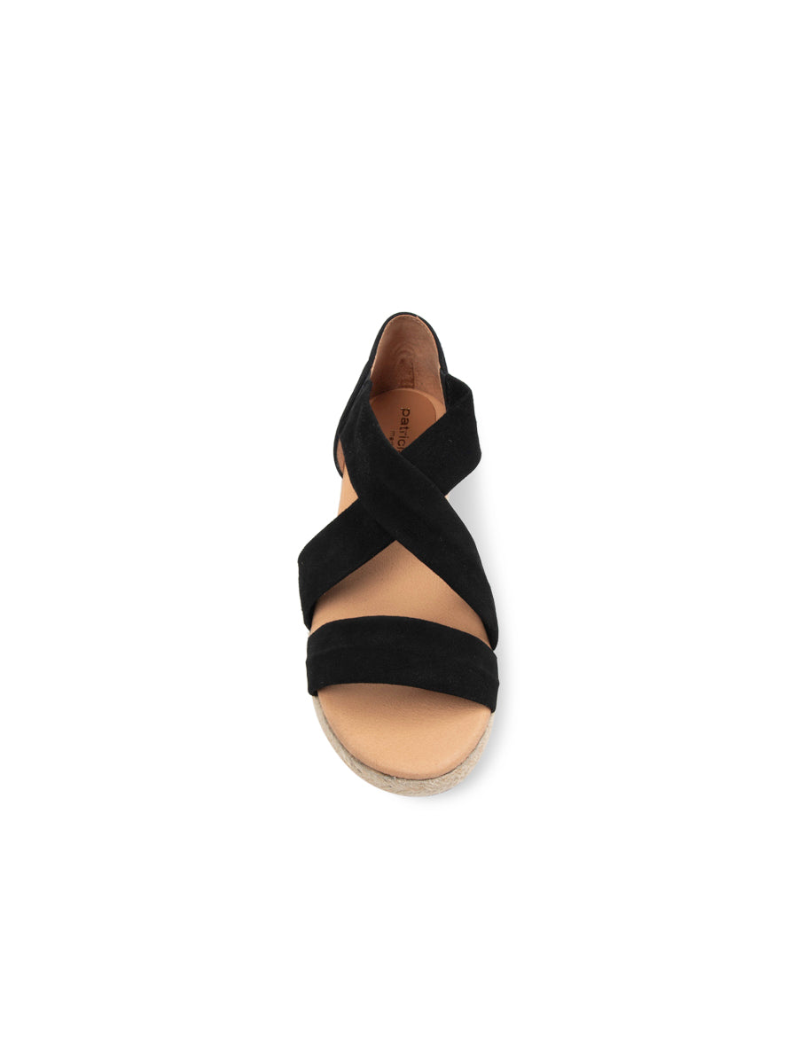 Eliza Criss-Cross Elastic Espadrille Sandal