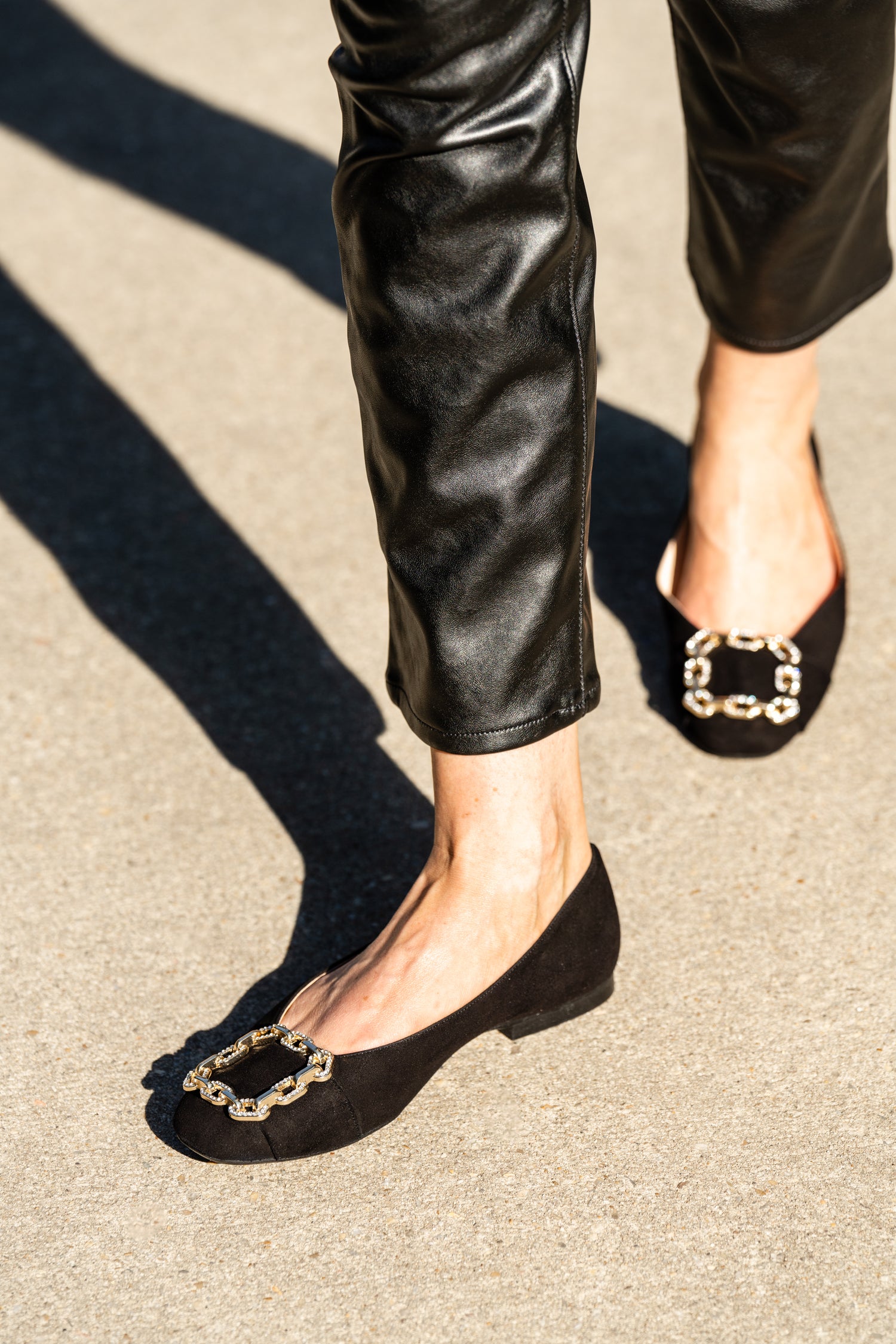 Celine Chain Link Embellished Flat