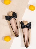 St. Tropez Raffia Ballet Flat