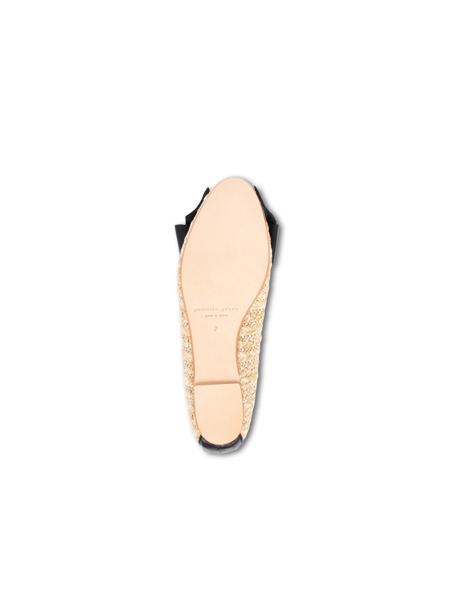 St. Tropez Raffia Ballet Flat