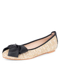 St. Tropez Raffia Ballet Flat