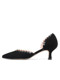 Olivia Scalloped d'Orsay Kitten Heel