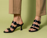 Sophia 3 Strap Scallop Sandal