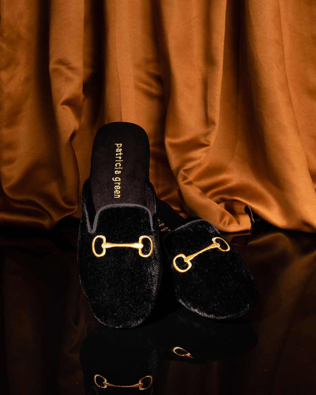 Milano Embroidered Velvet Slipper