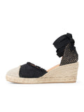 Elle Cap Toe Lace Up Espadrille