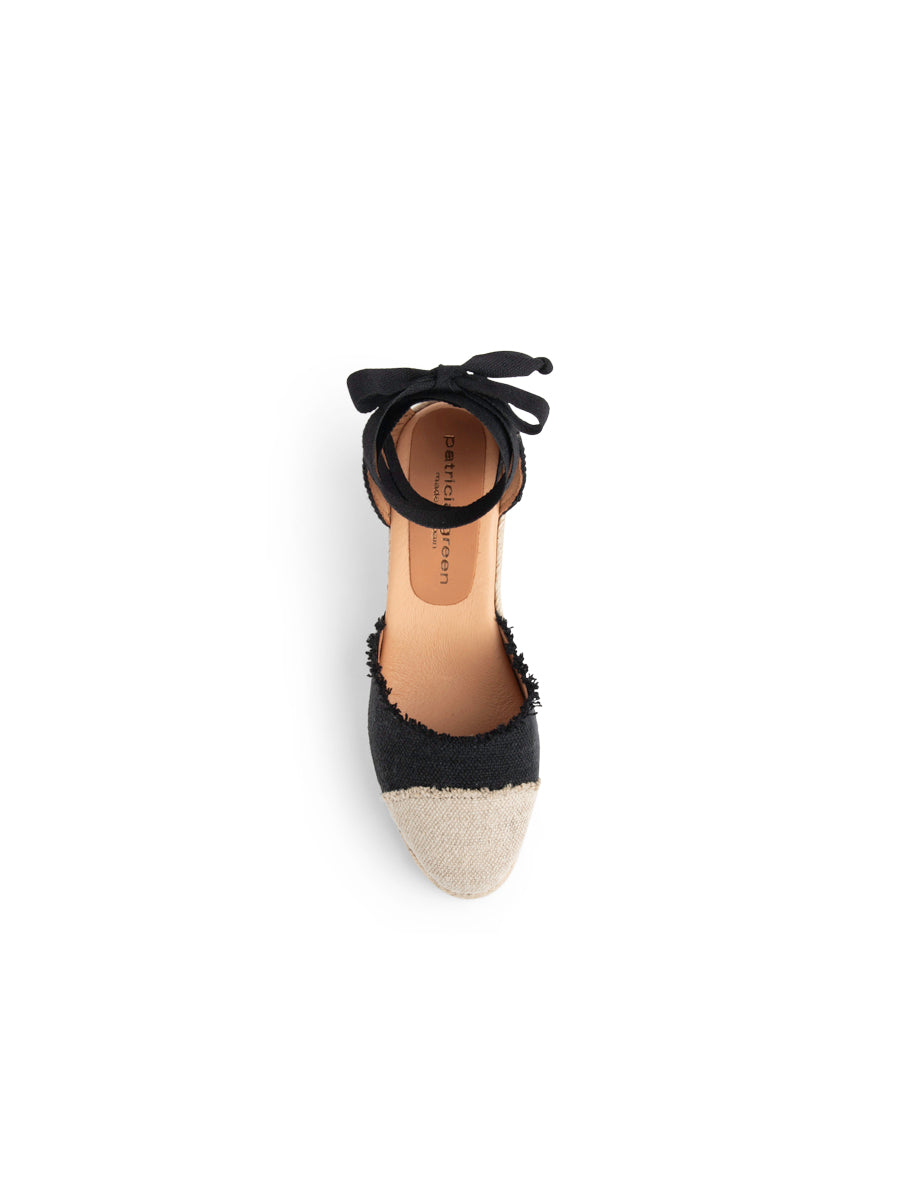 Elle Cap Toe Lace Up Espadrille