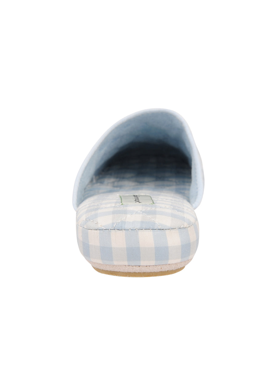 Sari Silk Check Slipper