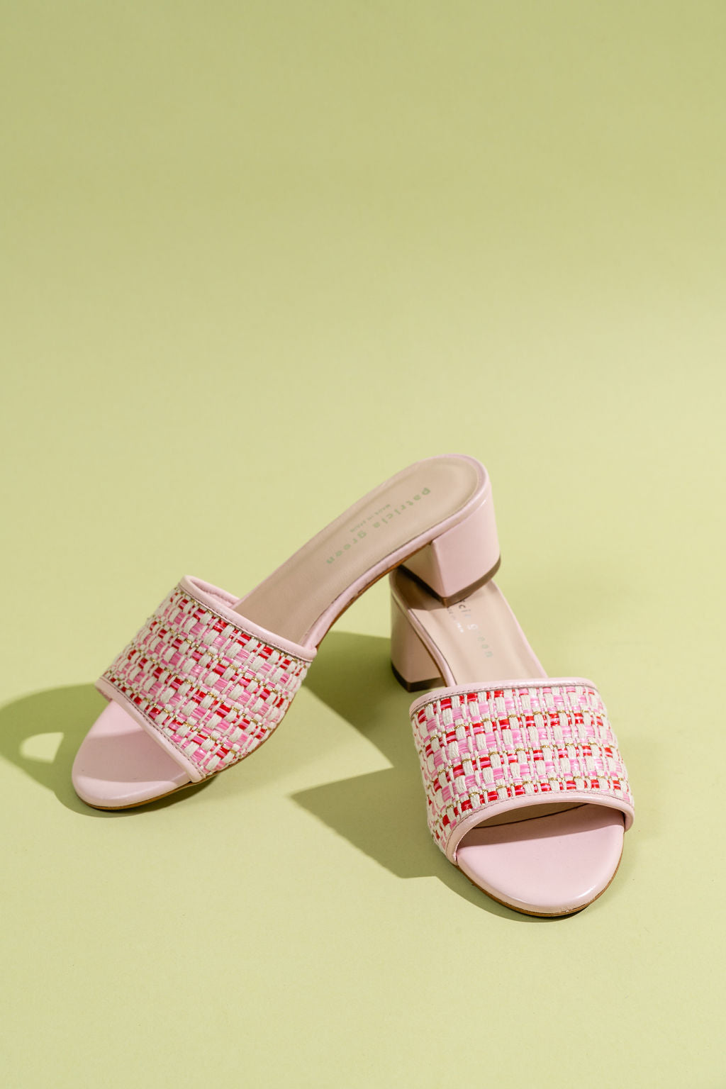 Harper Raffia Block Heel Sandal