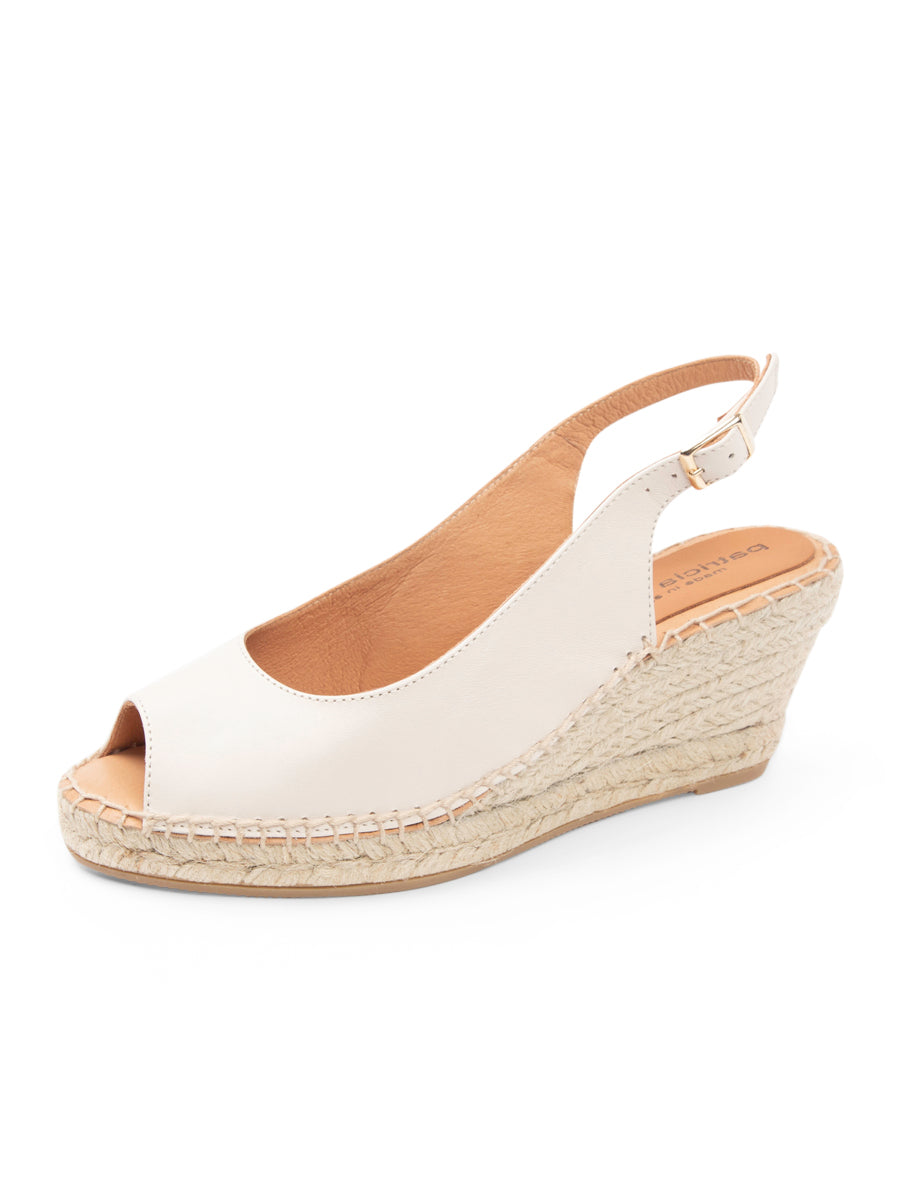 Peyton Peep Toe Slingback Espadrille