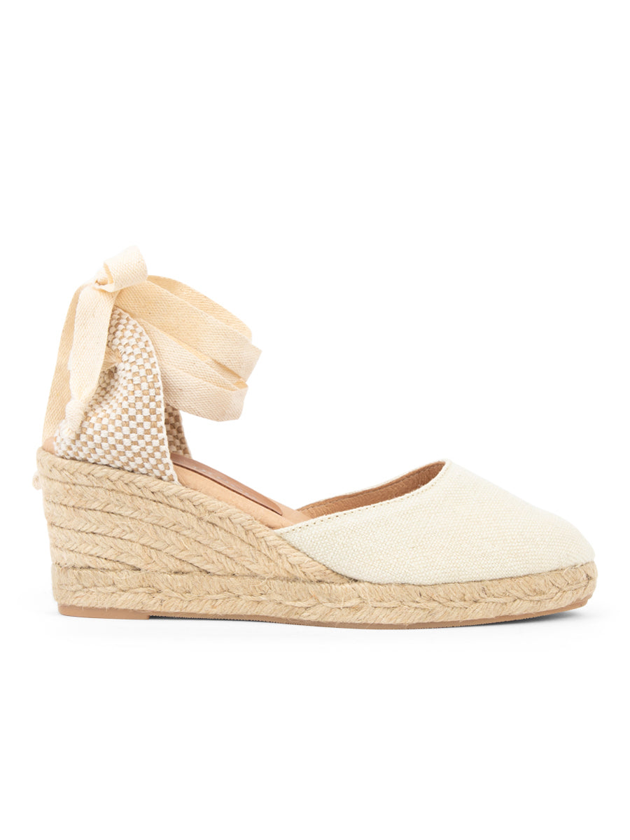 Leon Closed Toe Lace Up Espadrille