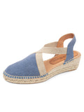 Grace Closed Toe Elastic Espadrille