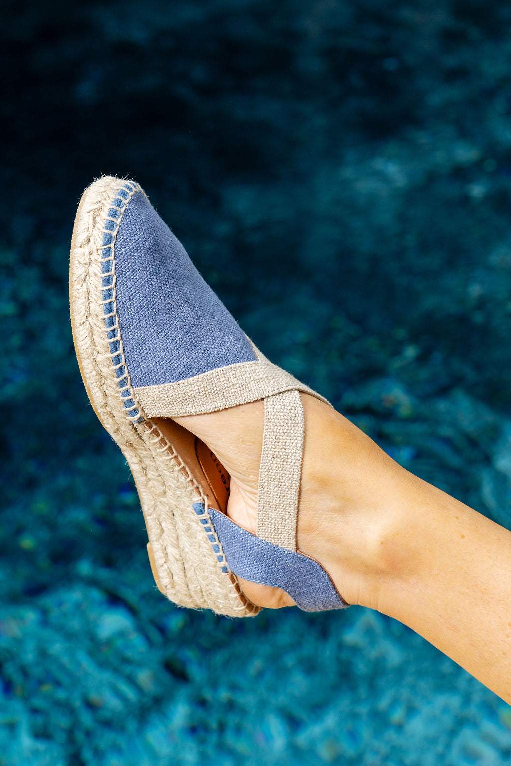 Grace Closed Toe Elastic Espadrille