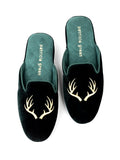 Antler Embroidered Slipper