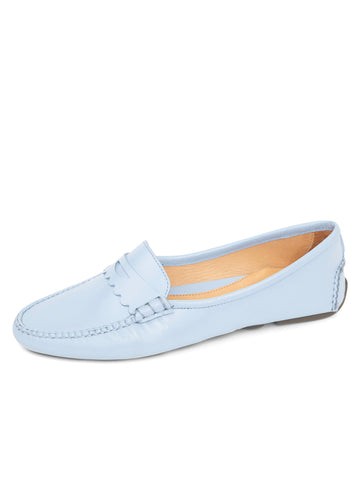 Janet Scalloped Penny Loafer Driving Shoe