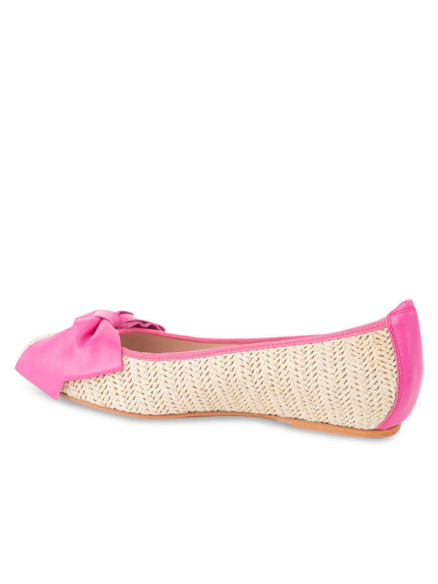 St. Tropez Raffia Ballet Flat