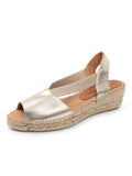 Gracie Peep Toe Elastic Espadrille