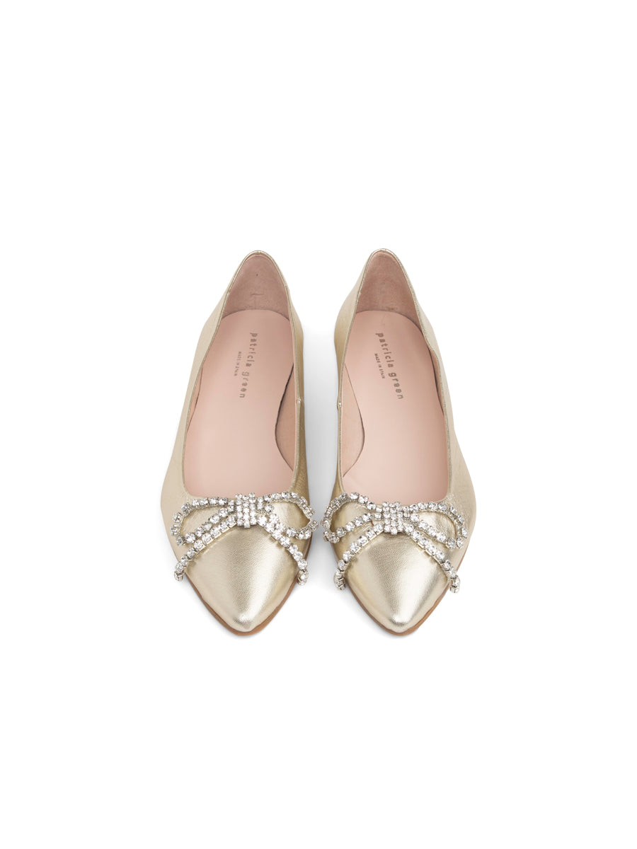 Bella Crystal Bow Flat