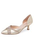 Milan Crystal d'Orsay Kitten Heel