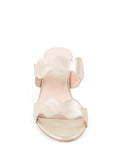 Palm Beach Block Heel Scalloped Sandal