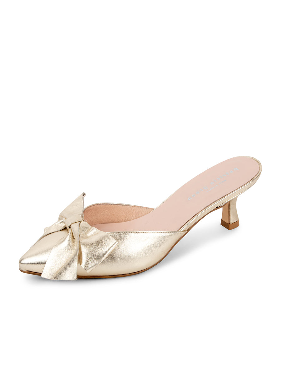 Malibu Kitten Heel Mule