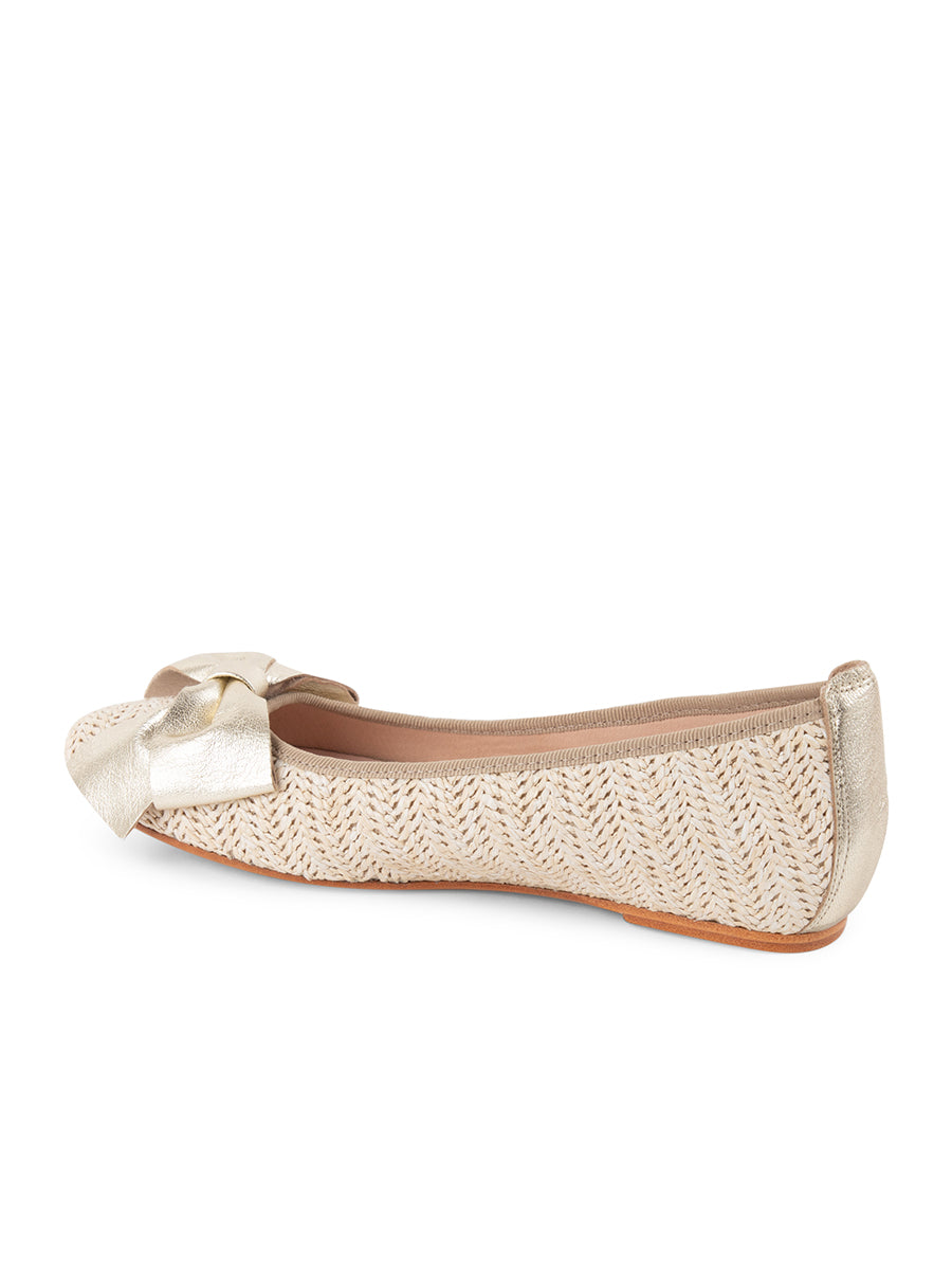 St. Tropez Raffia Ballet Flat