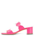 Palm Beach Block Heel Scalloped Sandal