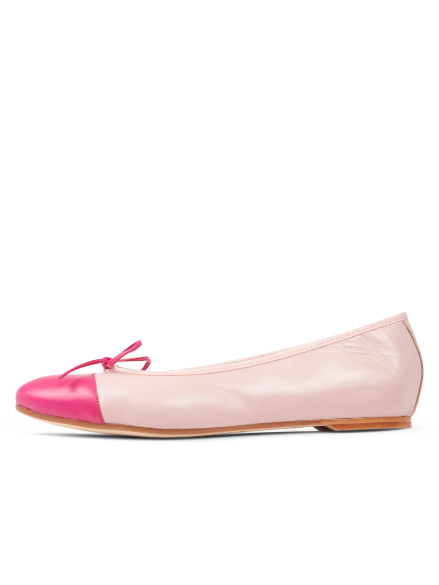 Tropez Cap Toe Ballet Flat