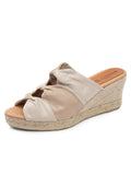 Ginger Twisted Leather Espadrille