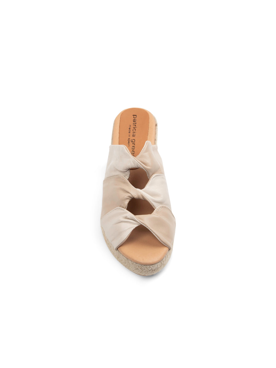 Ginger Twisted Leather Espadrille