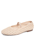 Monaco Raffia Ballet Flat