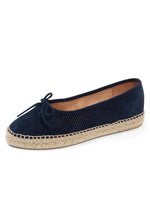 Navy Perforated Suede Color