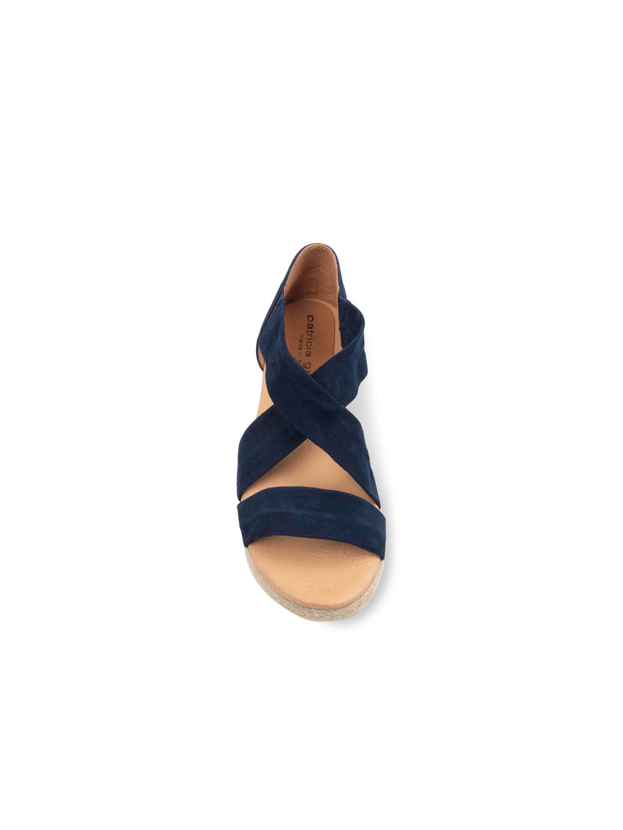 Eliza Criss-Cross Elastic Espadrille Sandal