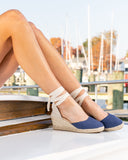 Leon Closed Toe Lace Up Espadrille