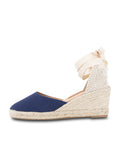 Leon Closed Toe Lace Up Espadrille