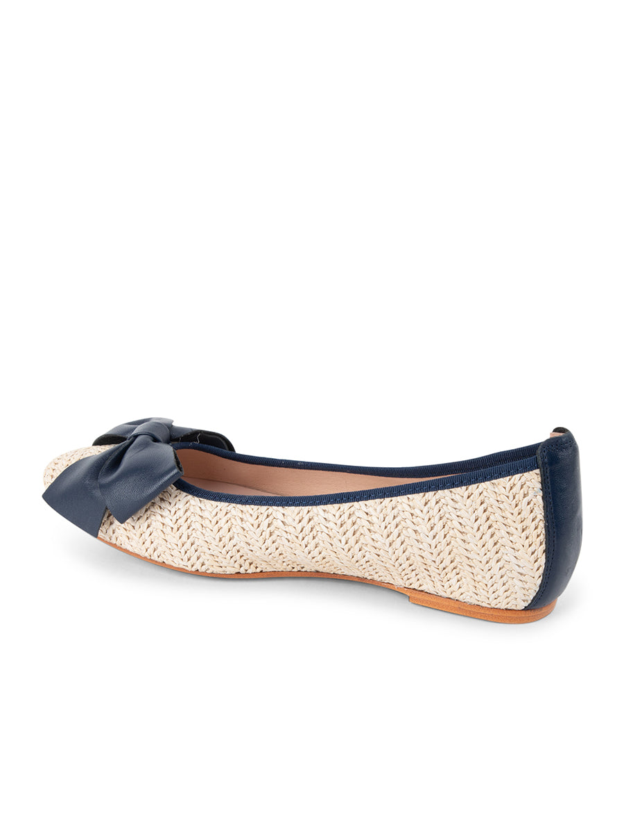 St. Tropez Raffia Ballet Flat