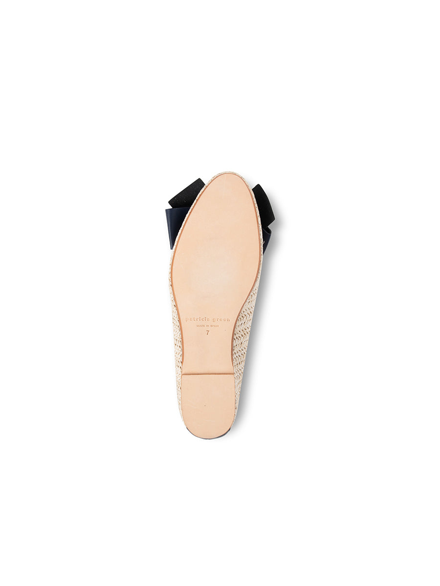 St. Tropez Raffia Ballet Flat