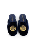 Diana Embroidered Velvet Slipper