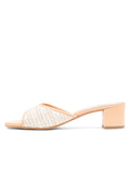 Sienna Raffia Block Heel