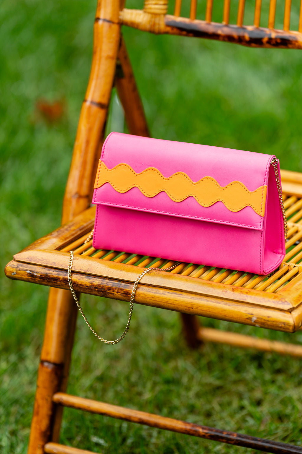 Palm Beach Scalloped Clutch